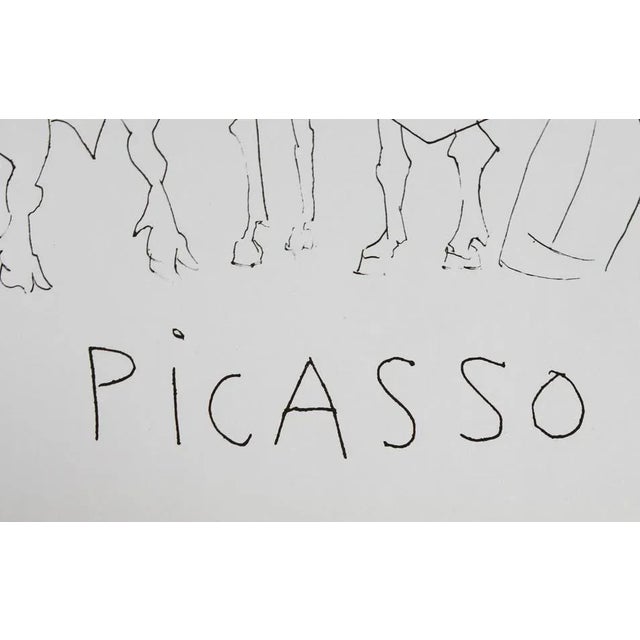 Impressionist 1980s "Chevalier Picador dans l'Arene" Lithograph After Pablo Picasso For Sale - Image 3 of 4