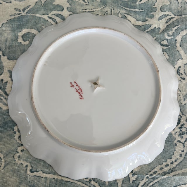 Antique Austrian Ovington Imari Style Gilded Decorative Plates - Set of 4 For Sale - Image 9 of 9