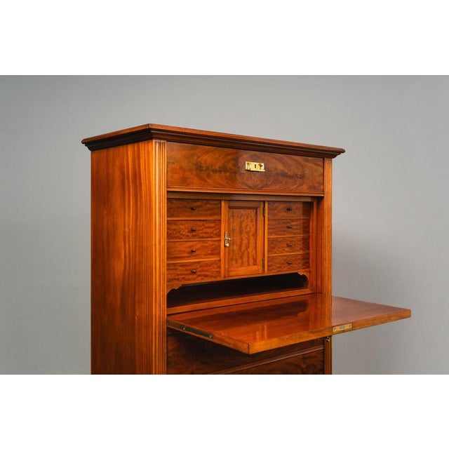 Art Nouveau Standing Secretary, Early 20th Century For Sale - Image 14 of 18