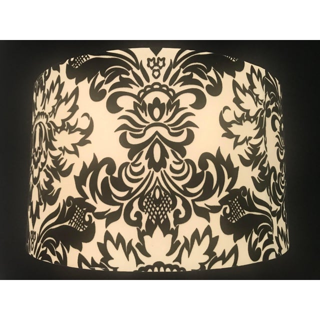 Damask Linen Black Velvet Type Lamp Shade Chairish