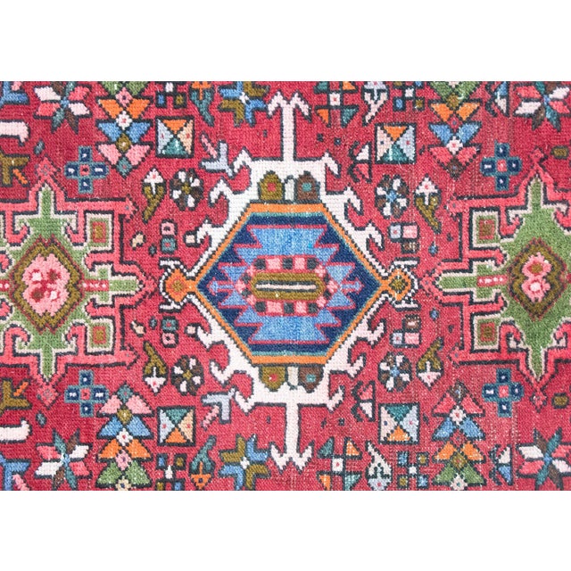 Early 20th Century Early 20th Century Persian Heriz Rug For Sale - Image 5 of 15