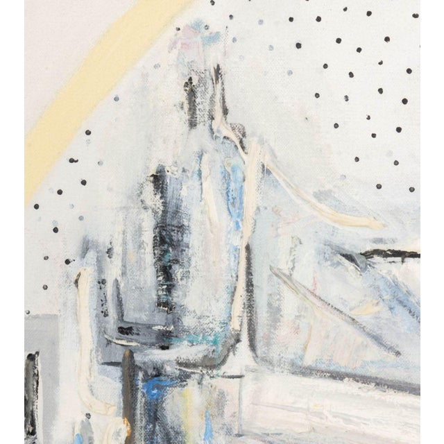 Mid 20th Century Agudelo Abstract Figural Composition Oil on Canvas For Sale - Image 9 of 11