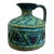 Ewer Jug Sgraffito Lava Glaze Blue Green Red Itay Bitossi Aldo Londi Raymor For Sale