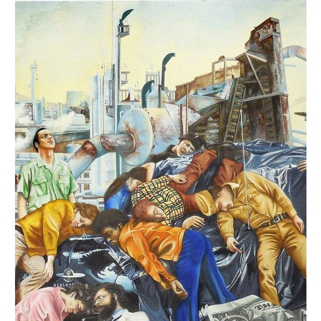 Paper 'The Fall of America' by Ron Croci, Illustrator, Beat, Allen Ginsberg For Sale - Image 7 of 8