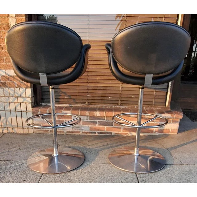 Mid-Century Modern 1965 Pierre Paulin "Little Tulip" Bar Stools by Artifort - a Pair For Sale - Image 3 of 13