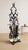 Antique Victorian Ornate Cast Iron Hall Stand with Marble Base, 19th Century For Sale - Image 3 of 18