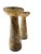 Mid-Century Modern Pair of Scagliola Drink Tables in Giallo Tigrato Faux Marble For Sale - Image 3 of 8
