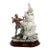 1980s Capodimonte "Michelangelo Sculpts Moses" Porcelain Sculpture on Wood Base Early Limited Edition For Sale