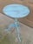 French Country Antique French Country Round Painted Walnut Side Table, Early 20th Century For Sale - Image 3 of 10
