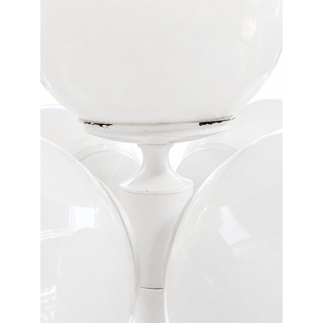Opaline Glass Atomic Table Lamp from Lyma, 1970s For Sale - Image 6 of 9