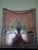 Art noveau floreal design glass en lead Real antique item, and with a depth at 1 cm lead , visual from both sides Church...