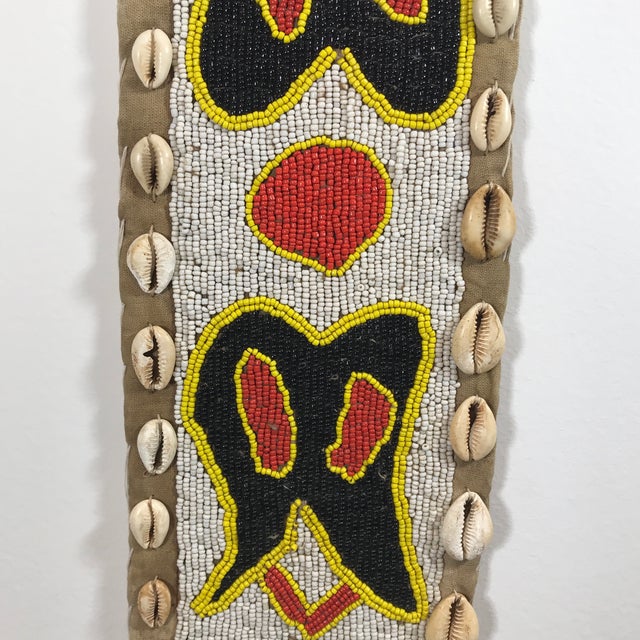 Vintage Yoruba African Beaded Wall Hanging Chairish