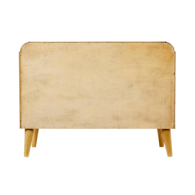 Mid-Century Swedish Elm Chest of Drawers, 1940s For Sale - Image 3 of 10