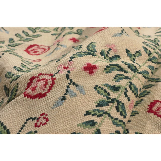 Vintage Chinese Needlepoint Rug, 09'11 X 13'09 For Sale In Dallas - Image 6 of 10