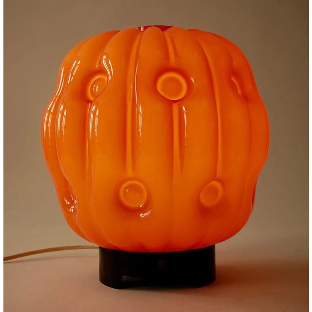 1960s Mid-Century Pumpkin's Table Lamp, 1960s For Sale - Image 5 of 9