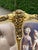 1970s French Louis XVI Tan Velvet Gilt Beech Settee For Sale - Image 6 of 17