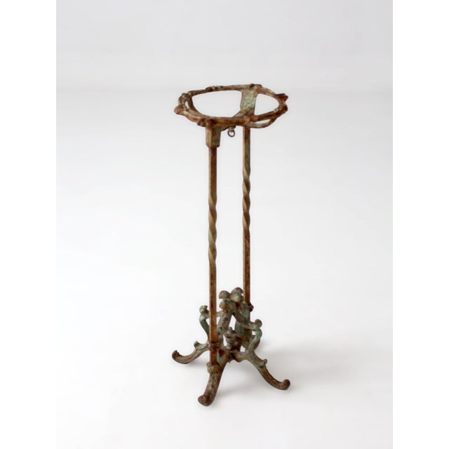Antique Victorian Iron Plant Stand For Sale - Image 16 of 17