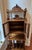 Rare French music stand or Etagere, with glass covered shelves & divided music storage area on the bottom. Beautiful...