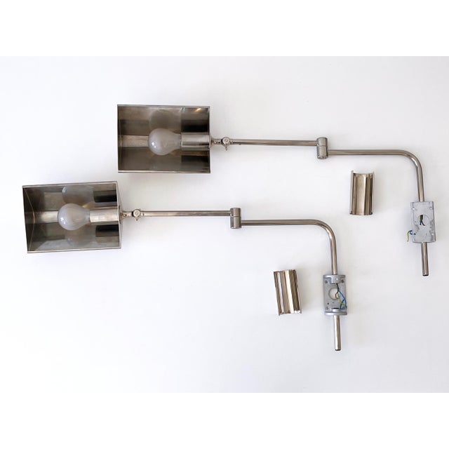 Articulated Wall Lamps or Reading Lights by Florian Schulz, 1970s, Set of 2 For Sale - Image 18 of 18