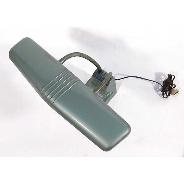 Mid-Century Modern Industrial Dazor Desk Lamp (Model 1001) For Sale - Image 3 of 3