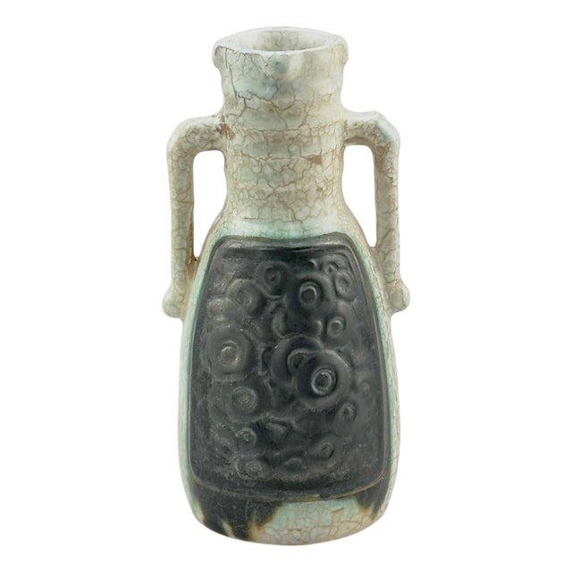 Art Deco Ceramic Urn Vase, Czech, 1930s For Sale