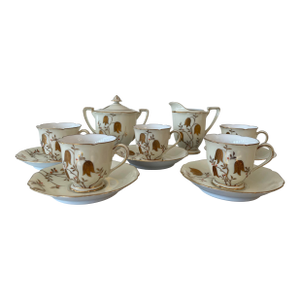 Early 20th Century Rare Noritake Morimura Expresso Set of Cups Saucers Plus Sugar & Creamer - 12 pcs