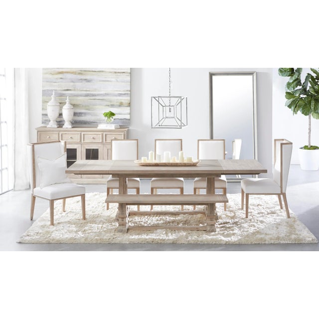 Hudson Large Dining Bench For Sale In Los Angeles - Image 6 of 8