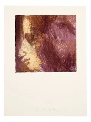 Emil Wachter, Rebekka, 1987, Watercolor