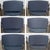 Steelcase Late 20th Century Modern Set of 6 Chrome Cantilever Chairs W/Gray Fabric by United Chair Company For Sale - Image 4 of 18