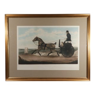 The Road 1825: ‘Commercial Traveller’ — A Large Hand-Coloured Aquatint After Owen Bailey For Sale