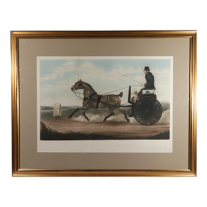 The Road 1825: ‘Commercial Traveller’ — A Large Hand-Coloured Aquatint After Owen Bailey