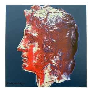Andy Warhol Vintage 1986 Limited Edition Large Fine Art Lithograph Print " Alexander the Great " 1982
