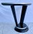 1980s Postmodern Black Lacquer Art Deco Demi-Lune Console Table For Sale In Los Angeles - Image 6 of 13