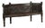 18th Century Italian Hall Bench with Wood Carvings For Sale