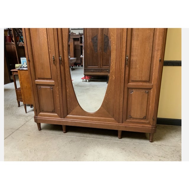 Antique Art Deco Linen Cupboard, 1932 For Sale - Image 9 of 10