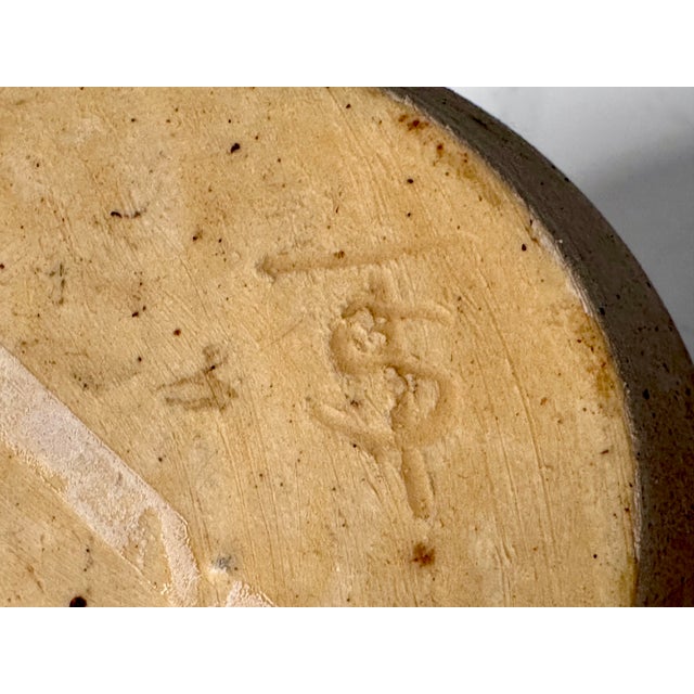 Beige Studio Ceramic Art Vase from Ernst Stauber, Germany, 1960s For Sale - Image 8 of 9