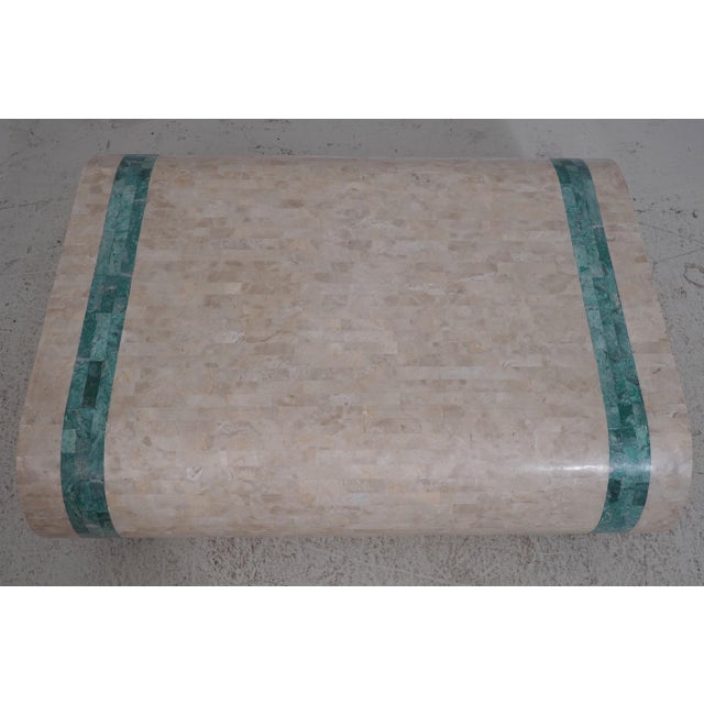 Modern Maitland Smith Modern Design Tessellated Marble Coffee Table For Sale - Image 3 of 11