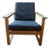 Vintage Lounge Chair in Light Oak by Borge Mogensen for Fredericia, Denmark, 1965 For Sale