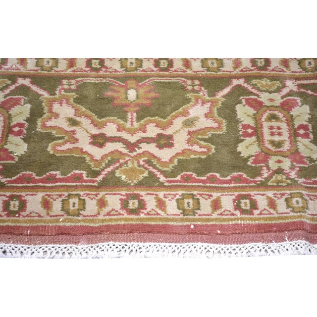 Turkish Vintage Turkish Hand Knotted Wool Rug,9'6'' X 13'8'' For Sale - Image 3 of 6