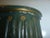Wood Pair Late 20th Century Transitional Wall Shelf Brackets Painted Green Gold Crackle For Sale - Image 7 of 11