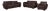 A399 3-Seater, 2-Seater and Lounge Chair in Dark Brown Leather from Natuzzi Editions, Set of 3 For Sale