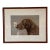 70's Vintage F. Worden "Ch. Edmonton Newt" Dog Portrait Painting, Framed For Sale