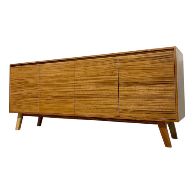 2000-2009 Credenza 4 Door Tv Cabinet For Sale