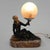 Art Deco Desk Lamp with Woman and Globe, 1920s For Sale - Image 15 of 17