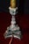 Victorian Bronze Table Lamp with Pink Empire Glass Shade, 1890 For Sale - Image 15 of 18