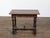 Brown French 19th Century Walnut Side Table with Carved Apron and H-Form Stretcher For Sale - Image 8 of 12