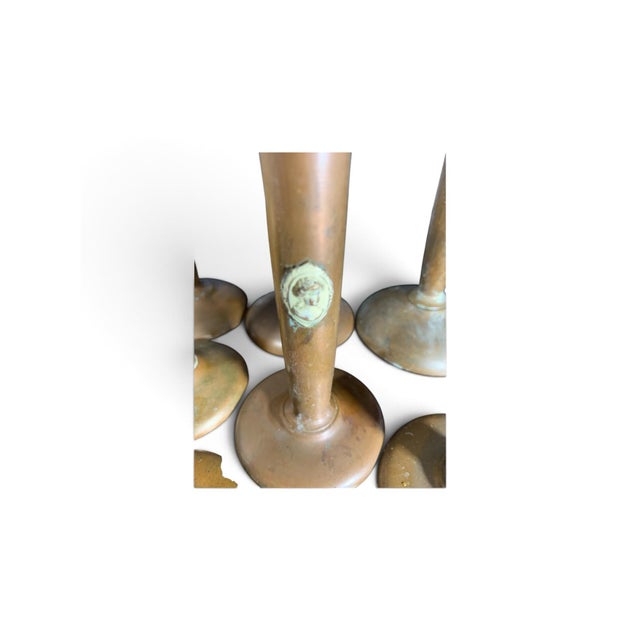 Traditional Early 20th Century Benedict Studios Set of Eight Bud Vases For Sale - Image 3 of 12