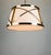 Polished Lacquered Brass and Natural Linen Pendant Light by ZAVADSKI For Sale - Image 4 of 4
