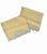 Vintage Canary Yellow Linen Guest Towels with Filet Lace Fingertip Towels, Colored European Trousseau Linen - a Pair For Sale - Image 4 of 9
