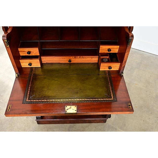 English 19th Century Mahogany Fold-down Desk For Sale In Baton Rouge - Image 6 of 17